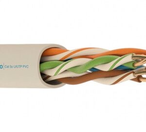 ქსელის კაბელი - Cat5e UTP PVC 25AWG 100% სპილენძი შიდა გამოყენების 305 მეტრი