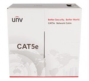 ქსელის კაბელი - Cat5e UTP 100% სპილენძი შიდა გამოყენების 305 მეტრი, UNIVIEW